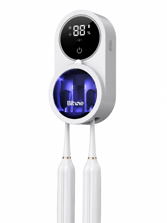 Aqlli UV tish cho'tka sterilizatori, sensorli, LED displey, avtomatik quritish