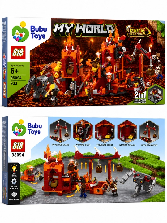 My World Mining Factory konstruktor to‘plami – 933 detal - 