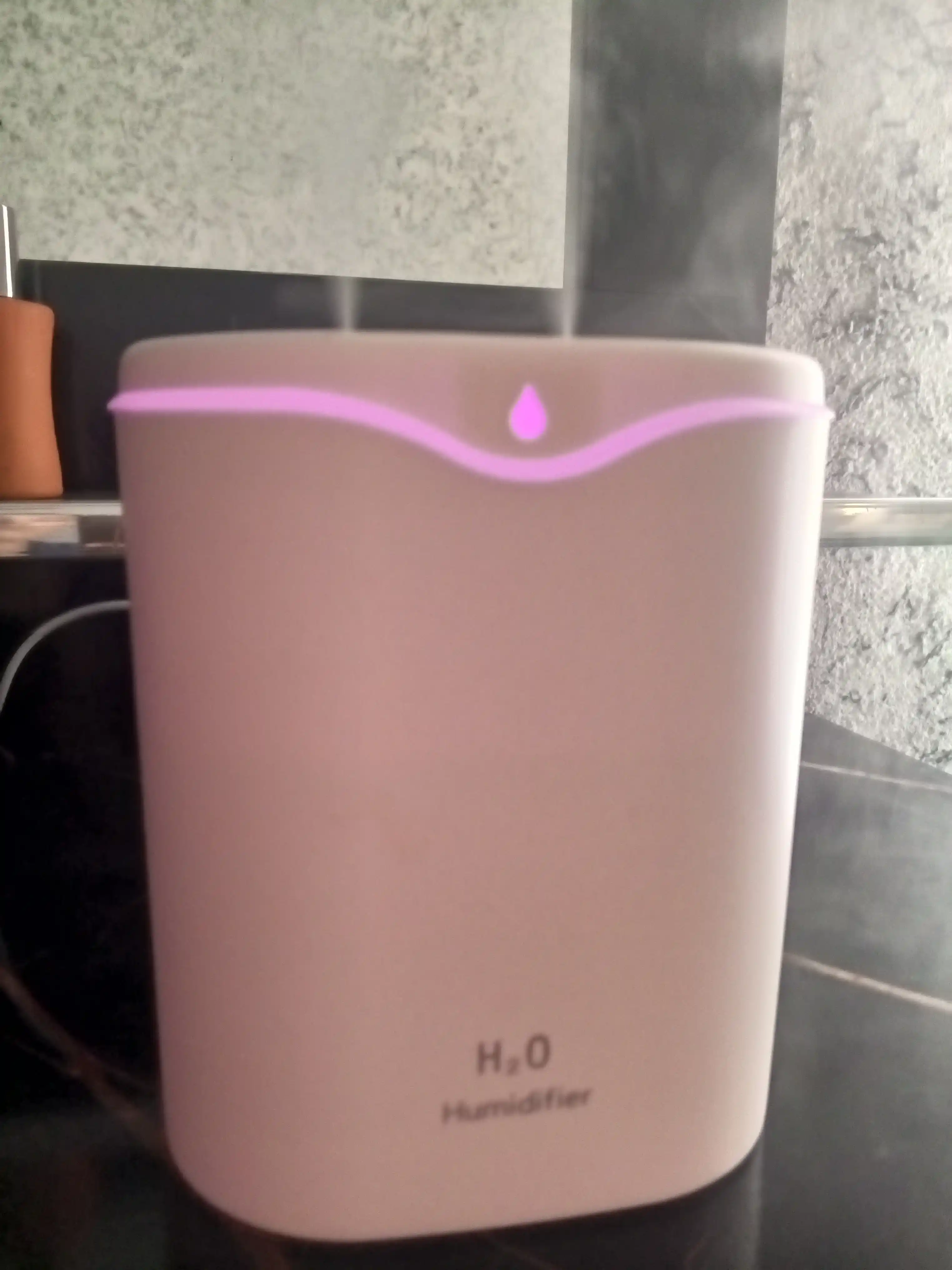 Uy va ofis uchun Bliss Home ultratovushli havo namlagichi, tungi chiroq, 2 litrli aromadiffuzor