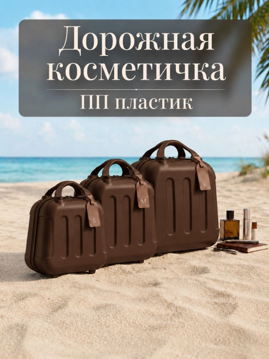 Чемоданы дорожные, ударопрочный, водонепроницаемый, с кодовым замком и колесами 360°