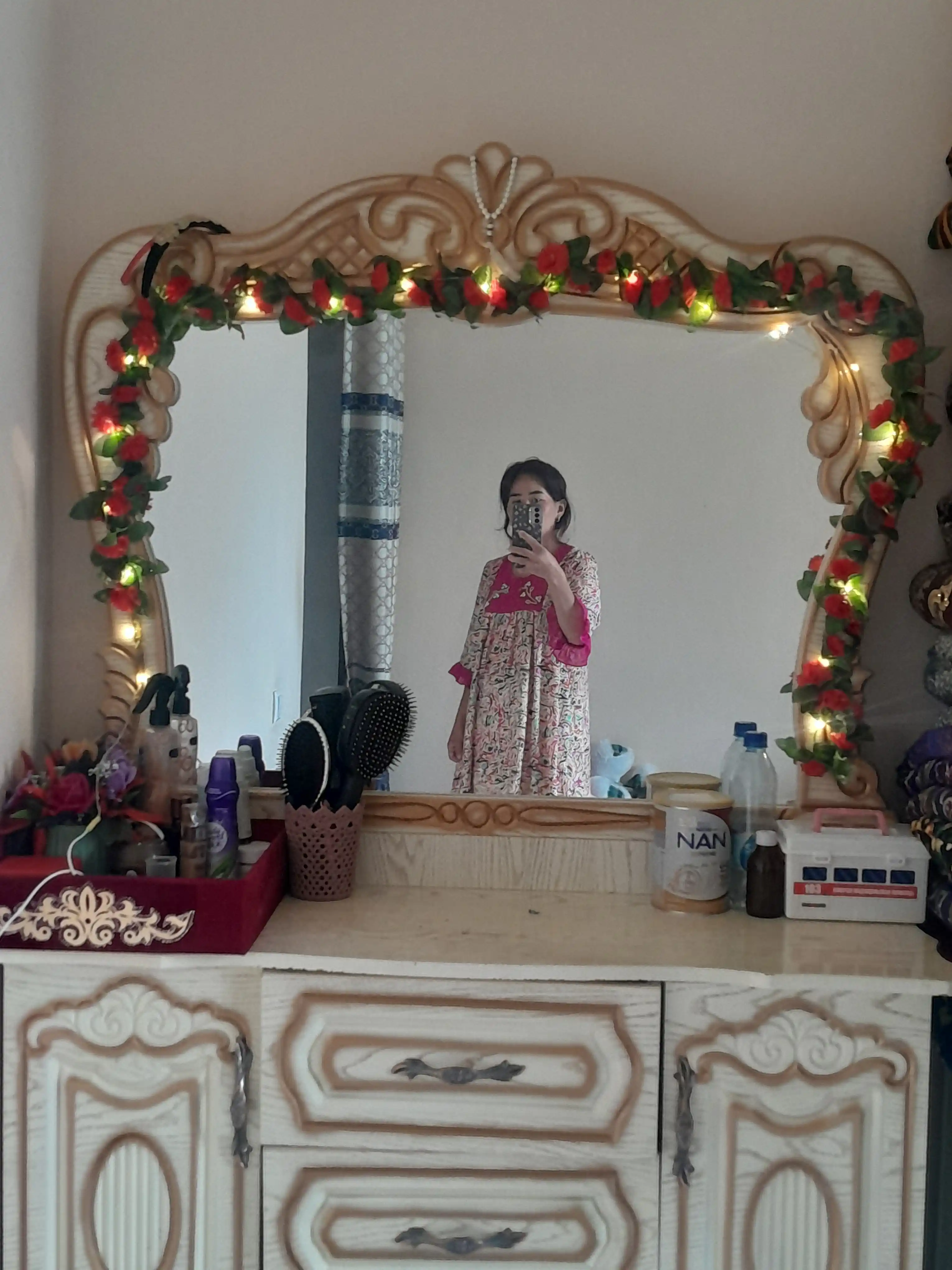 Sun'iy dekorativ liana 1.7-2.3 m, ekoplastik interyer bezagi