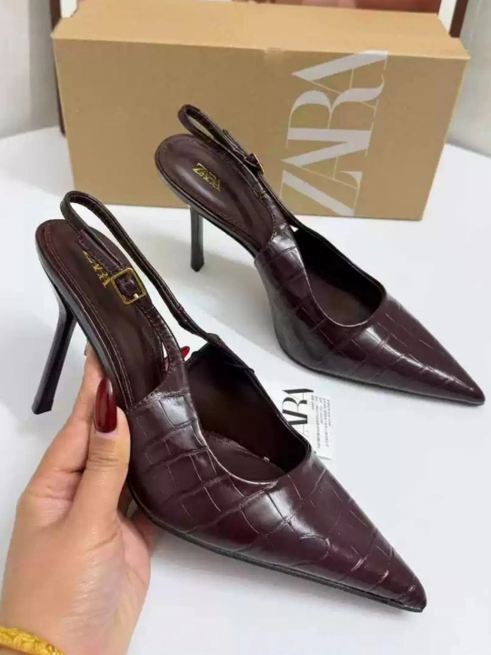 Zara baland poshnali tuflilari - to‘y va tantanali tadbirlar uchun poshnali poyabzal - 