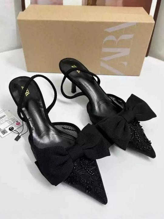 Zara baland poshnali tuflilari - to‘y va tantanali tadbirlar uchun poshnali poyabzal - 