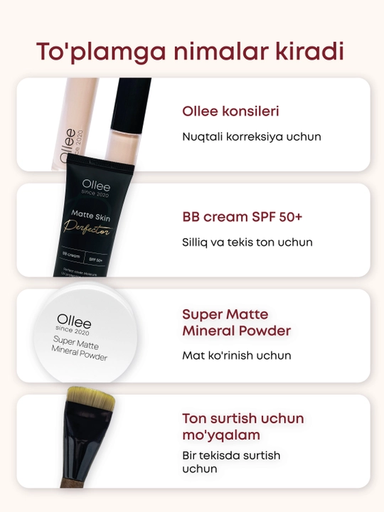Ollee beauty box kosmetika sovg‘a to‘plami, yuz va ayollar uchun parvarish to‘plami, onang