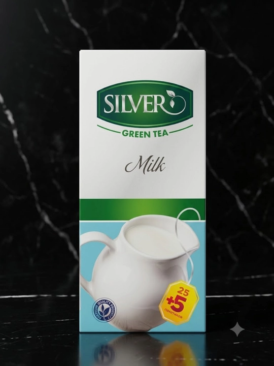 Silver Green Tea: ассорти чая с фруктовыми вкусами, зеленый и черный чай, чай в пакетиках - 