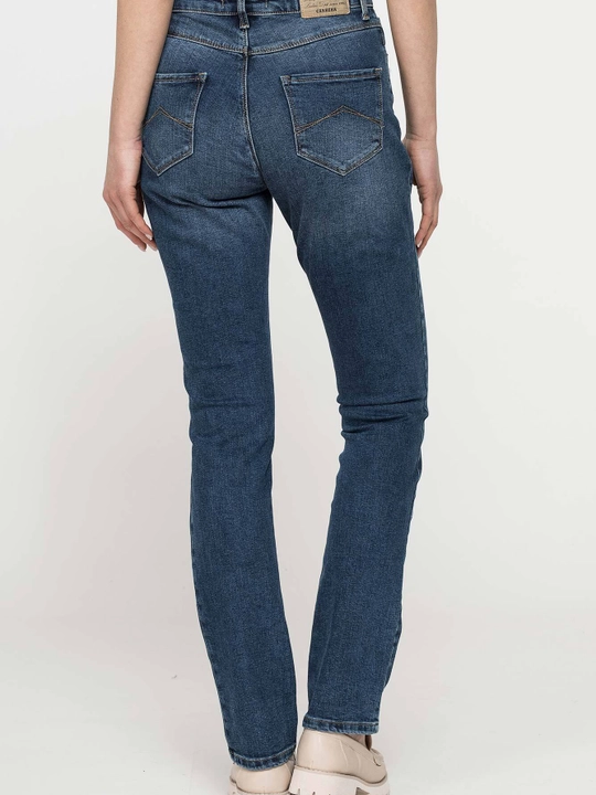 Ayollar jinsilari Carrera Jeans Straight Fit yuqori bel to‘g‘ri kesim denim