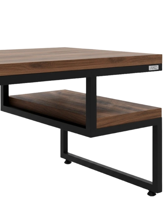 AIKO Level jurnal stoli, loft uslubida, jurnal stoli, qahva stoli, 120x60x50 sm