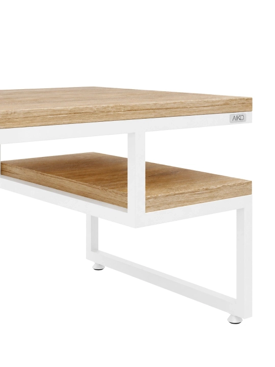 AIKO Level jurnal stoli, loft uslubida, jurnal stoli, qahva stoli, 120x60x50 sm