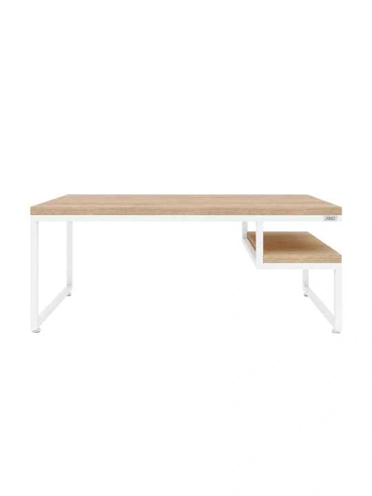 AIKO Level jurnal stoli, loft uslubida, jurnal stoli, qahva stoli, 120x60x50 sm