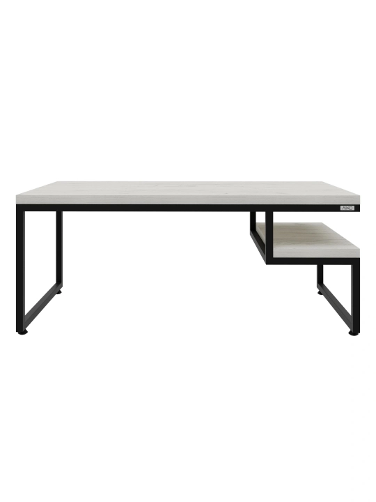 AIKO Level jurnal stoli, loft uslubida, jurnal stoli, qahva stoli, 120x60x50 sm