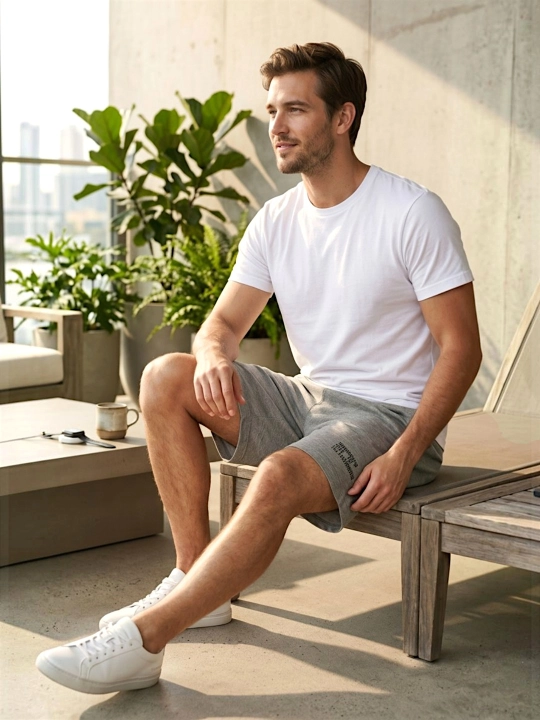 One Degree o'smirlar uchun sport shortilari, Cotton 65% Polyester 35% - 