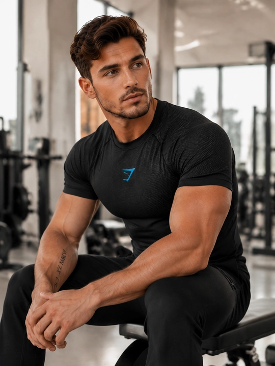 Compression rashguard, sport, erkaklar, fitnes uchun rashguard, compression futbolka