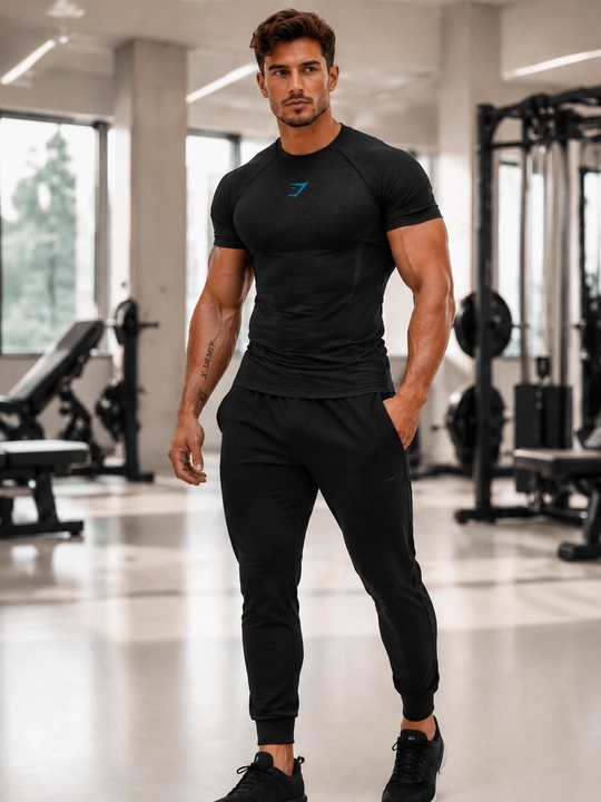 Compression rashguard, sport, erkaklar, fitnes uchun rashguard, compression futbolka