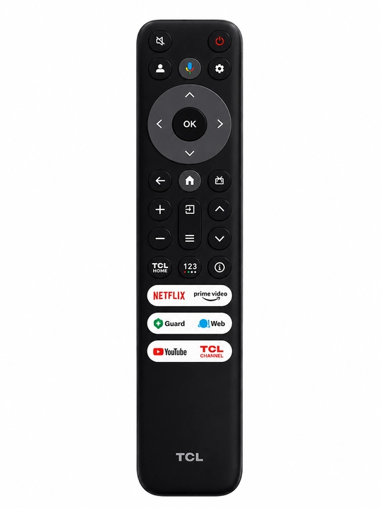 TCL Smart TV uchun universal Bluetooth pult, ovozli boshqaruv