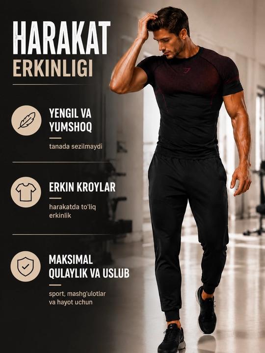 Compression rashguard, sport, erkaklar, fitnes uchun rashguard, compression futbolka