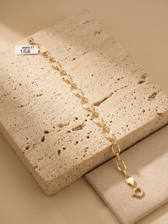 Золотой браслет GOLDWISH, Royal Chain, 585 проба, вес 4,32 г, размер 18–21 - 