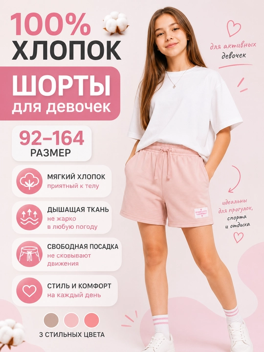 Palloncino qizlar shortigi - 