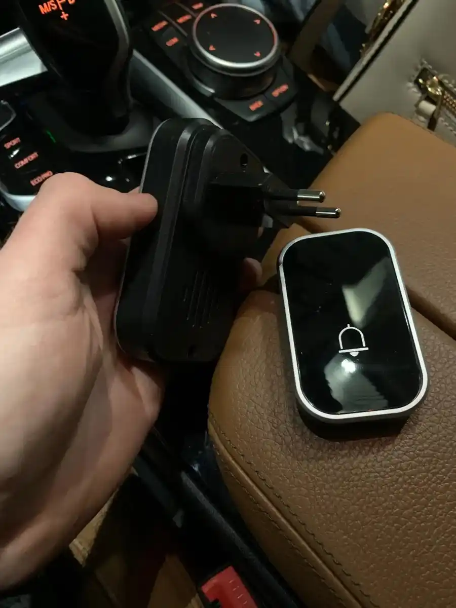 Simsiz eshik jiringlagichi, radio antenna, uy uchun bezak, kabelsiz
