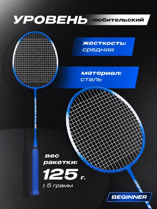 Набор для бадминтона Yonex (2 ракетки + воланы + чехлы)