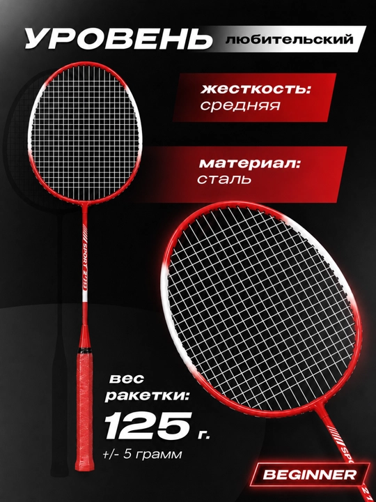 Набор для бадминтона Yonex (2 ракетки + воланы + чехлы)