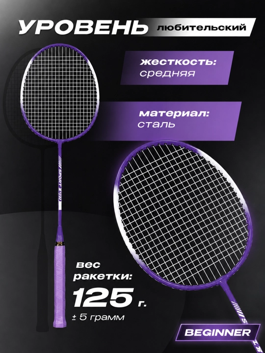 Набор для бадминтона Yonex (2 ракетки + воланы + чехлы)
