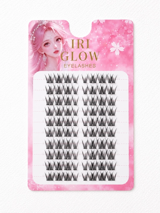 IRI GLOW Premium tutamli kipriklar - Tabiiy hajm va ifodali ko‘rinish