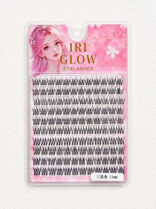 IRI GLOW Premium tutamli kipriklar - Tabiiy hajm va ifodali ko‘rinish