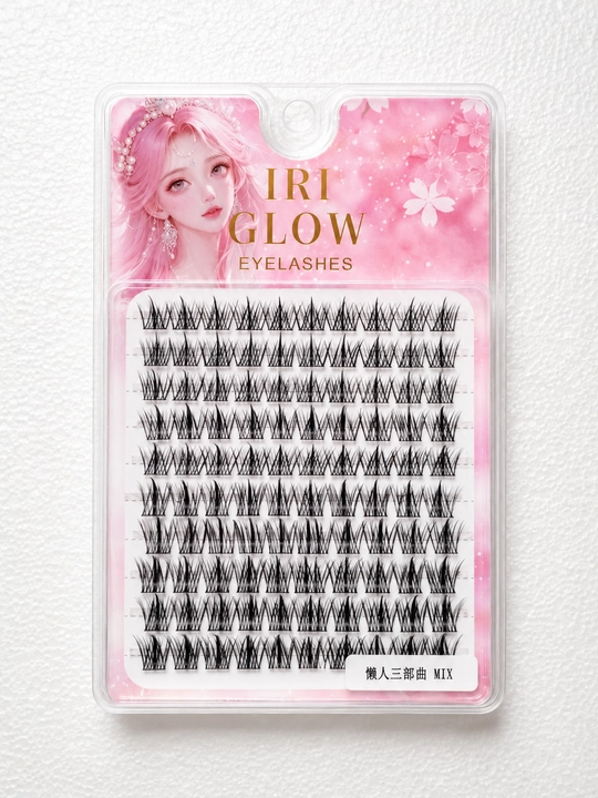 IRI GLOW Premium tutamli kipriklar - Tabiiy hajm va ifodali ko‘rinish