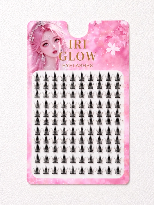 Пучковые ресницы IRI GLOW Premium – Натуральный объем и выразительный взгляд - 