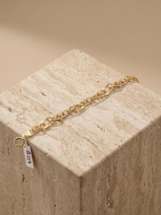 Золотой браслет GOLDWISH, Royal Chain, 585 проба, вес 4,27 г, размер 18–21