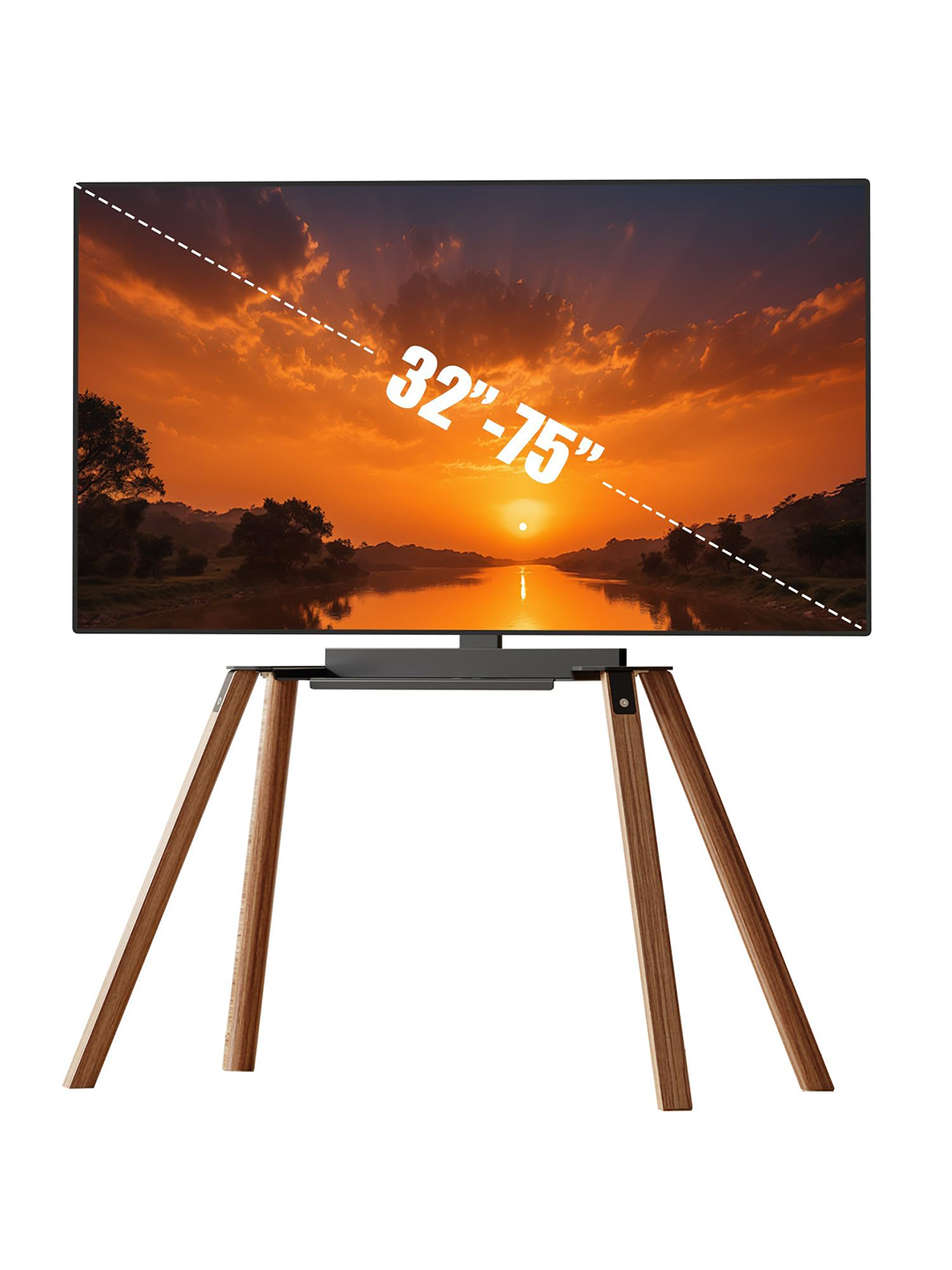 Тренога под ТВ 32–65", до 45 кг, регулируемая высота, поворот 180° - 