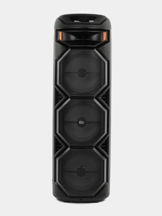 Katta Bluetooth simsiz kolonka, karaoke, RGB yoritish, mikrofon va pult bilan