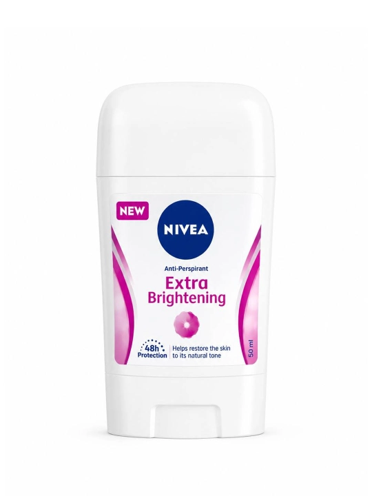 Nivea Anti-Perspirant Extra Brightening Deodorant Stick , 50 ml - 