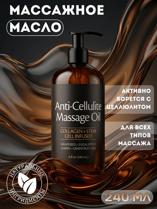 Massaj moyi - 100 ml, 240 ml, sellyulitga qarshi, Lavanda, Jojoba, tana va yuz uchun