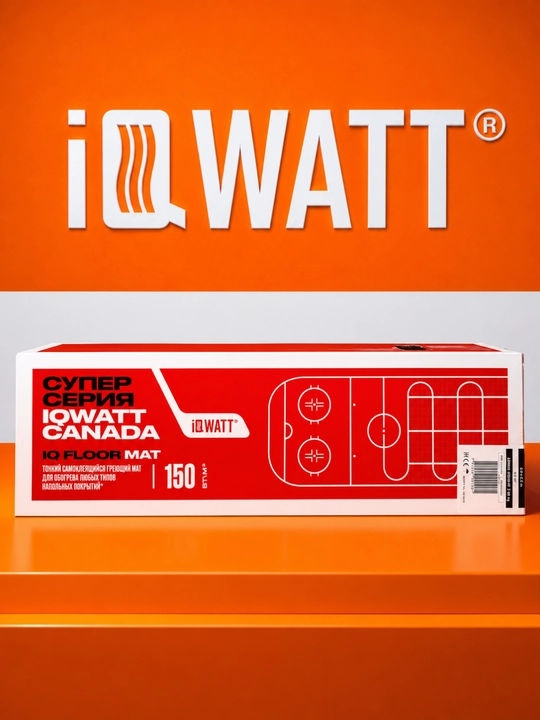 IQWATT IQ Floor Mat 150 Vt/m² isitish mati, plitka osti issiq pol, 0,5–20 m²