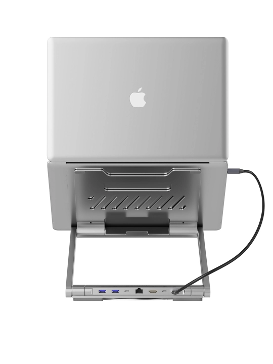 Подставка для ноутбука Canyon OnStand 2 с Type C хабом, 6 в 1, 4K, HDMI, PD, 100W