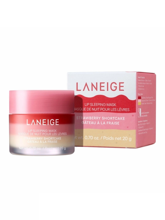 Ночная маска для губ, LANAIGE , Lip Sleeping Mask Strawberry Shortcake, 20 г