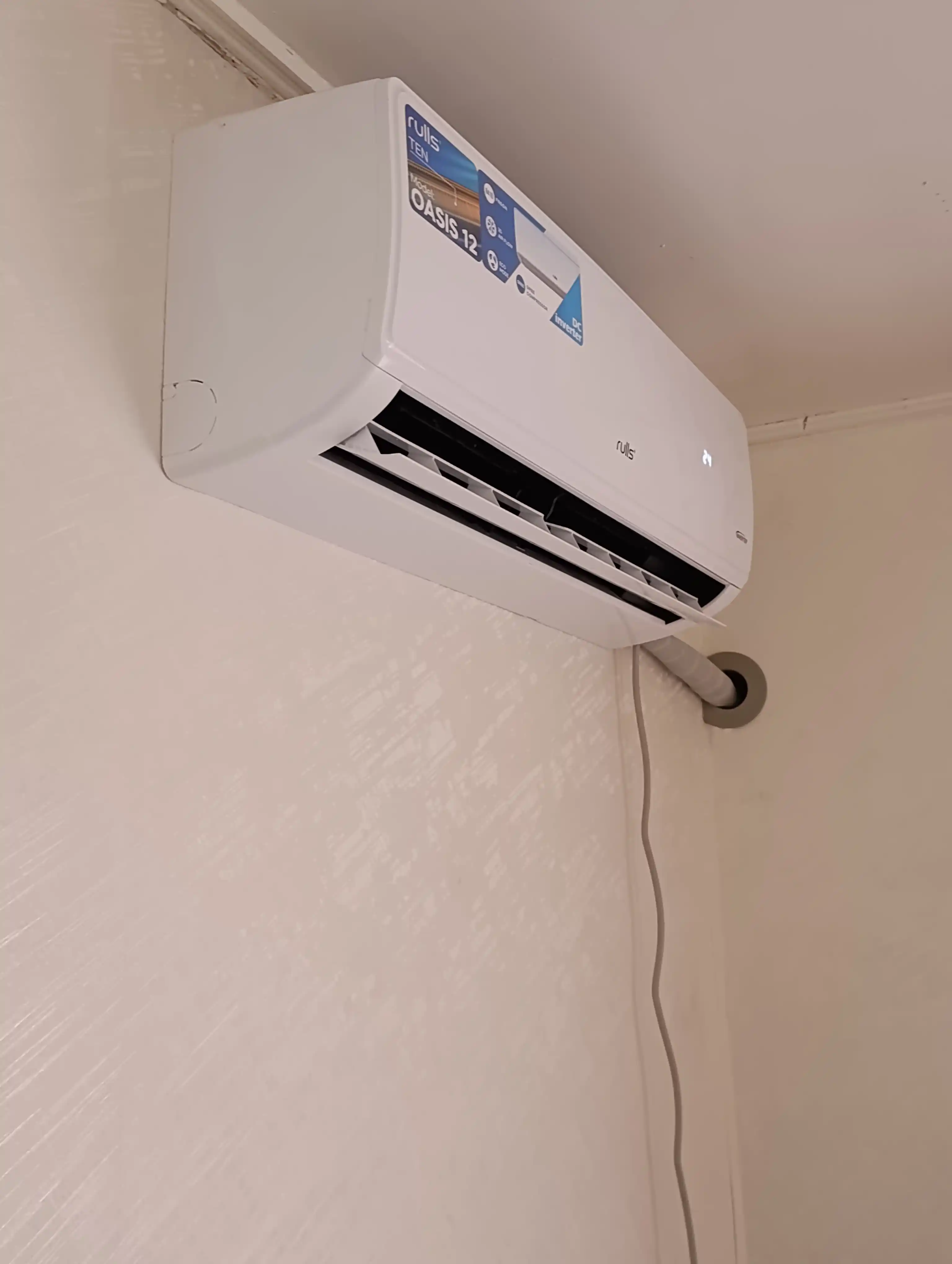 Rulls VELION SILVER 12 Full DC Inverter konditsioneri, TEN isitish tizimi bilan