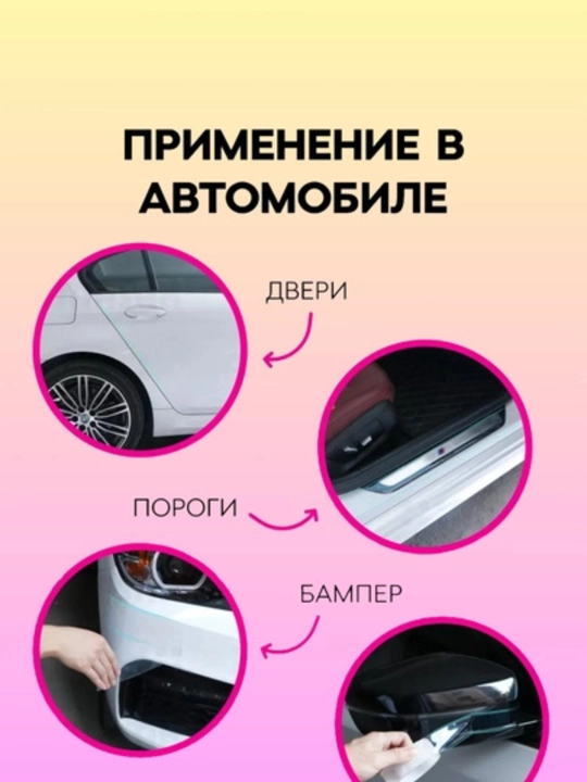 Avtomobil himoya bron plyonkasi, o'zi yopishuvchan, gibrid poliuretan
