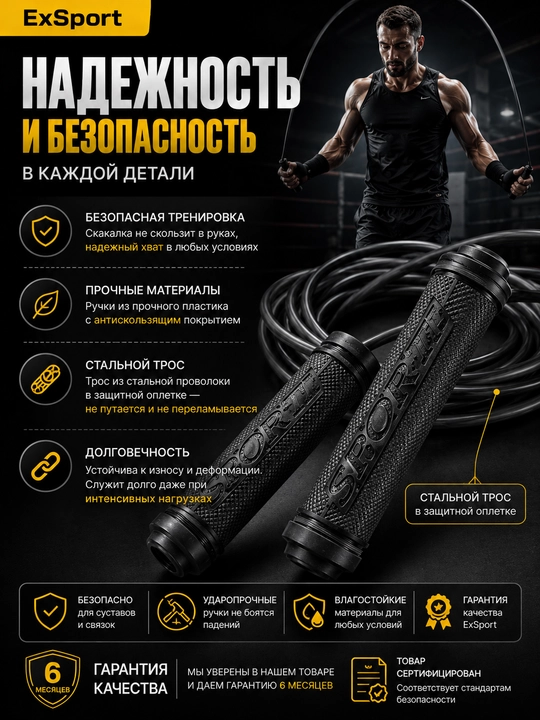 Sakrash arqoni, sakrog`ich, fitnes uchun sakrash arqoni, boks uchun sakrash arqoni