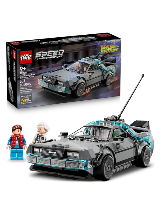 LEGO Speed Champions Time Machine 77256, DeLorean из Back to the Future, 357 деталей - 
