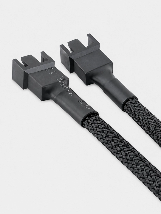 4-pin PWM Fan Splitter Kabeli 1 dan 2 ga, 27 sm, CPU Cooler va Kompyuter Ventilyatori