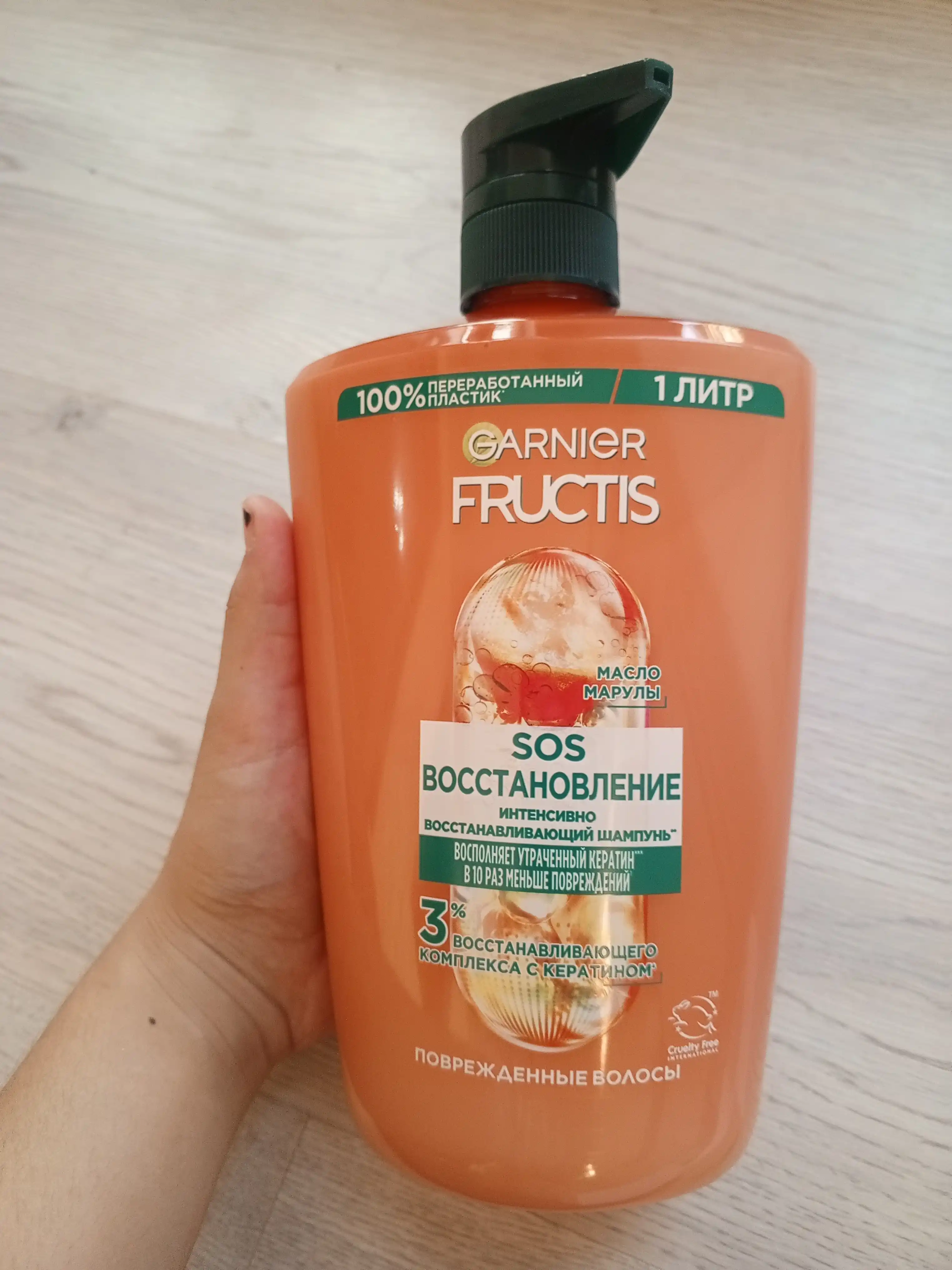 Шампунь Garnier Fructis SOS Восстановление, 1000 мл