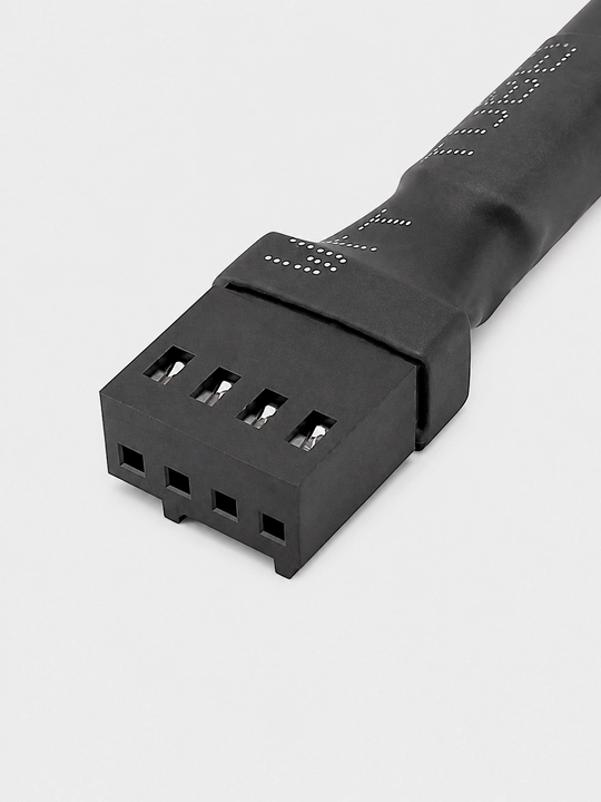4-pin PWM Fan Splitter Kabeli 1 dan 2 ga, 27 sm, CPU Cooler va Kompyuter Ventilyatori