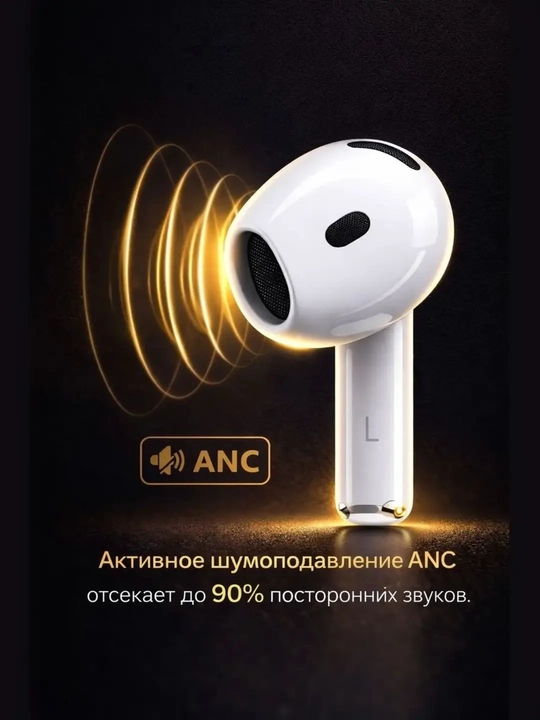 Pro 4 Simsiz Bluetooth quloqchinlar, Bluetooth 5.3, HD stereo ovoz Android va iPhone uchun