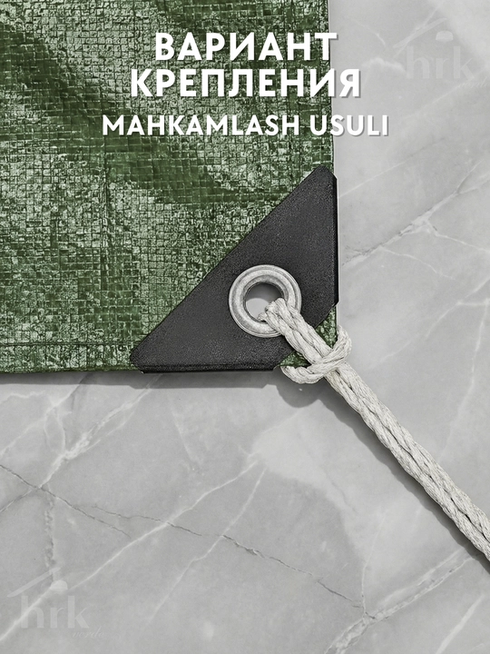 Tarpaulin tent, yengil brizent - yomg‘ir va qordan himoya