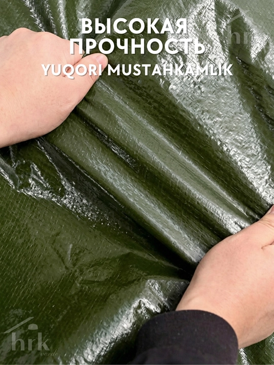 Tarpaulin tent, yengil brizent - yomg‘ir va qordan himoya