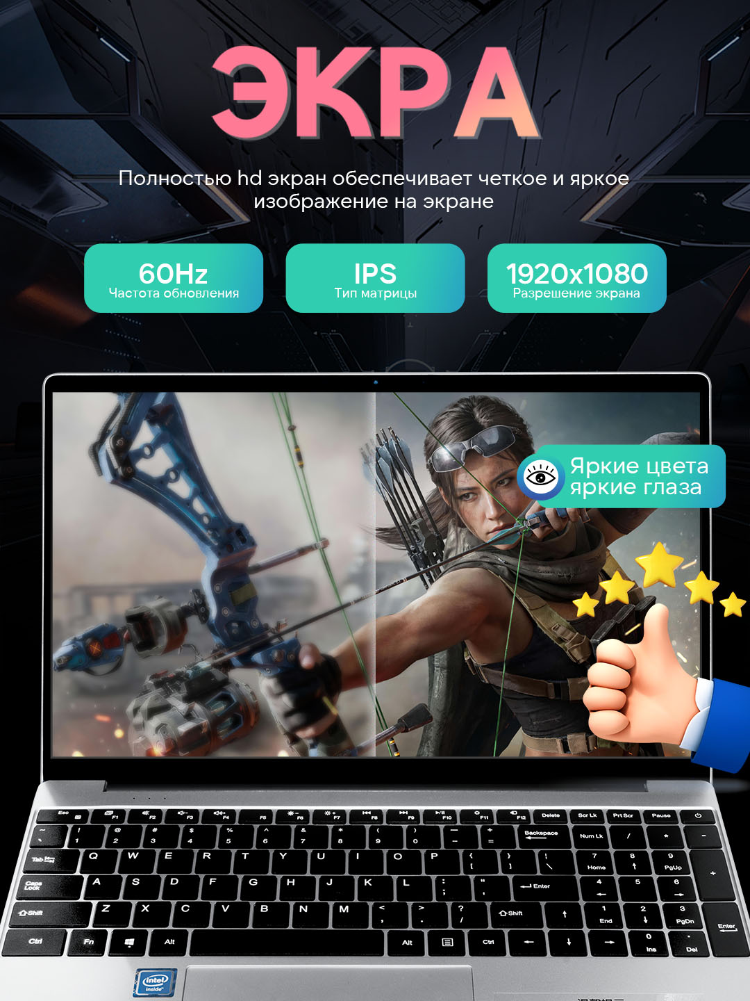 Ish va o'qish uchun noutbuk 15.6" N5095 32 GB + 2048 GB