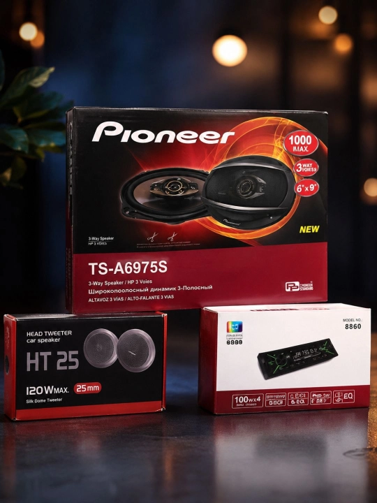 Avtomagnitola Pioner ,  Avto audio to'plam TS-A6975S