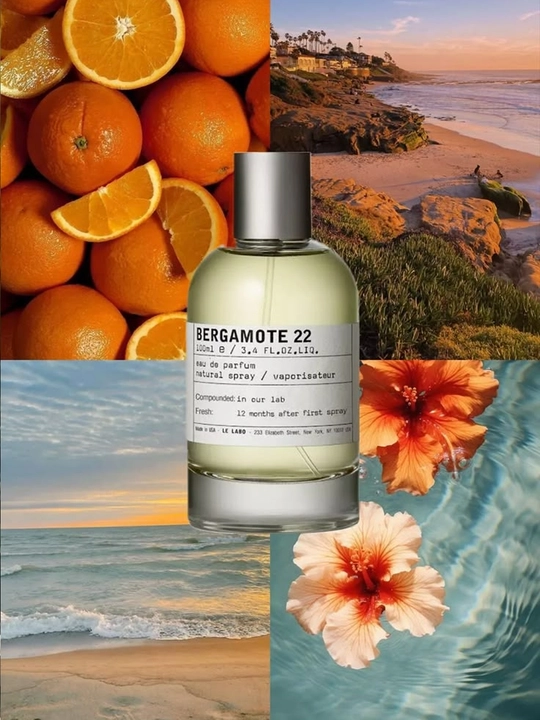 Erkaklar va Ayollar uchun parfyumlangan suv, Le labo Bergamot 22, 50/30/10/5/3 ml